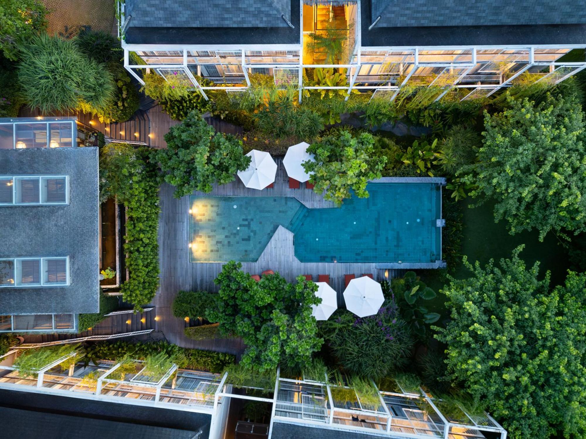 Rimbun Canggu Hotel Exterior foto